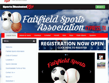 Tablet Screenshot of fairfieldsports.net